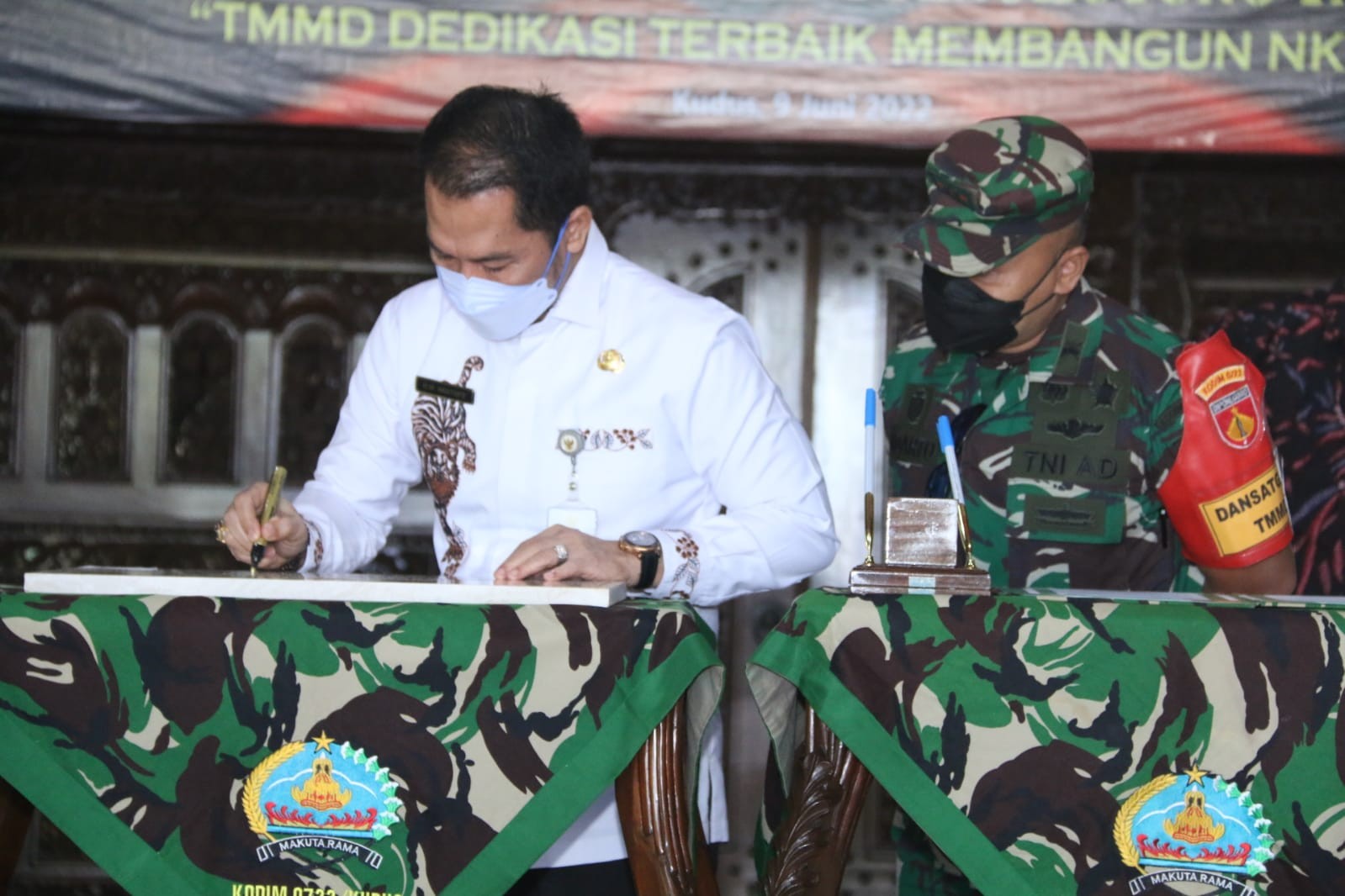 TMMD Bentuk Kontribusi TNI Untuk Pemkab Kudus