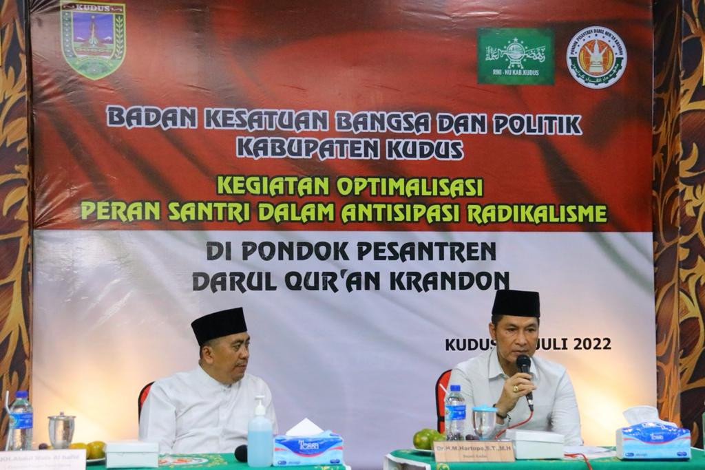 Belajar dari Sejarah, Bupati Hartopo Minta Santri Berperan Aktif Cegah Pemberontakan Berbasis Radikalisme