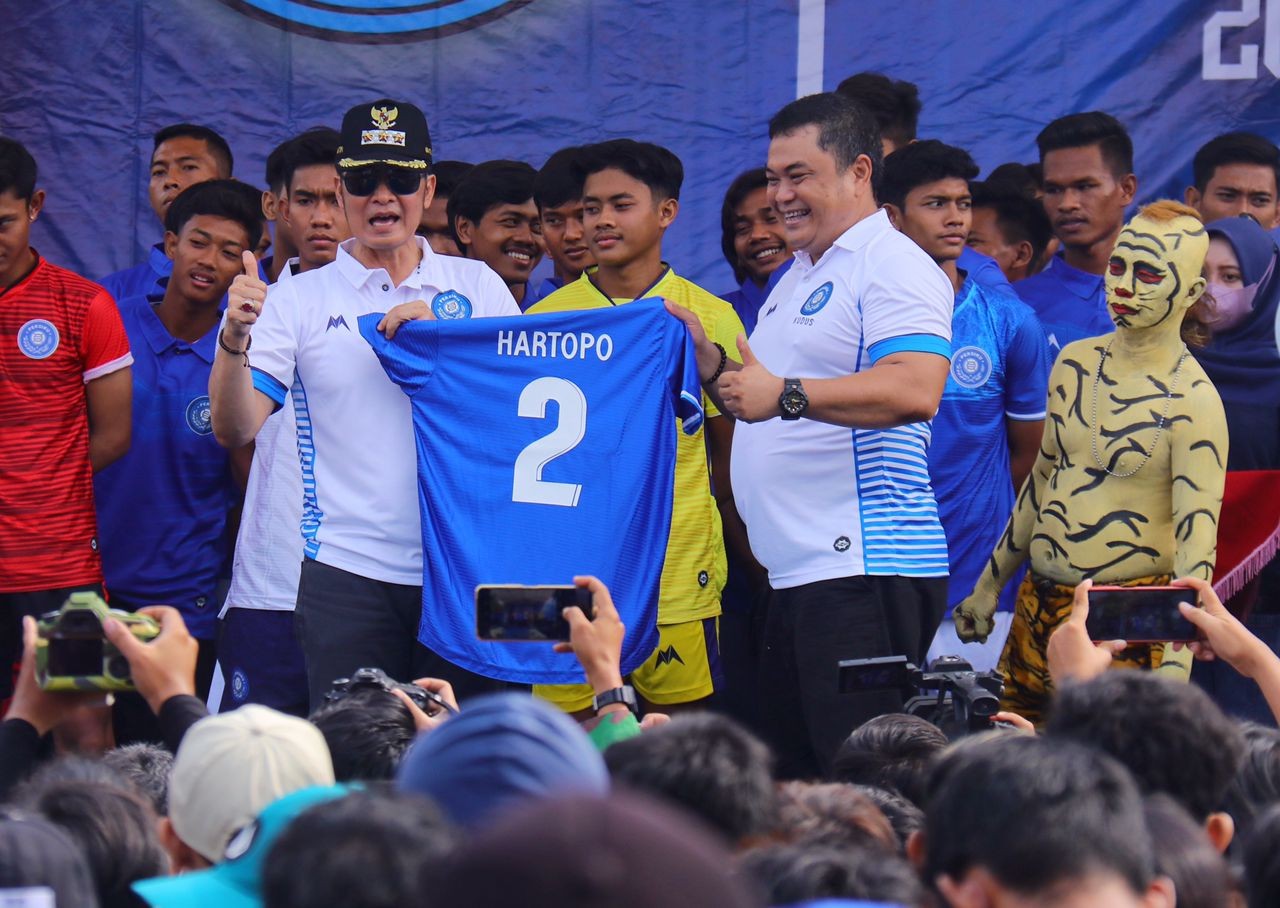 Launching Tim dan Jersey, Bupati Hartopo : Persiku Siap Berlaga dan Naik ke Liga 2