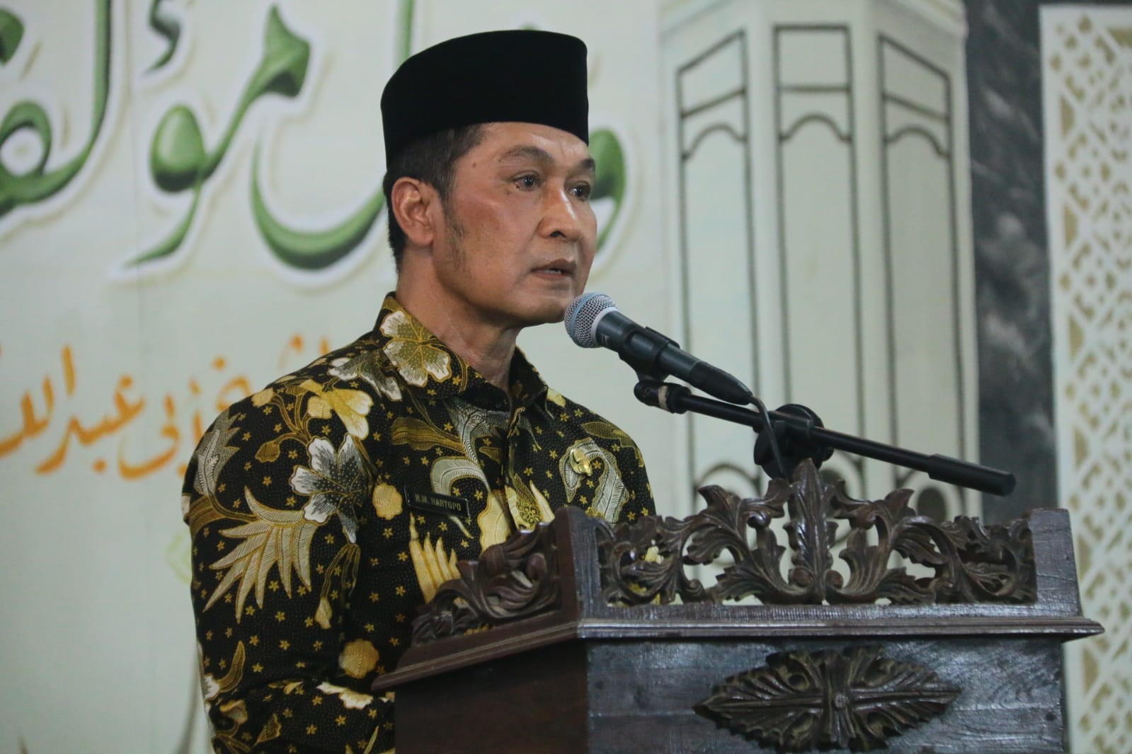 Hadiri Momentum Peringatan Maulid Nabi, Hartopo : Mari Teladani Sifat Beliau