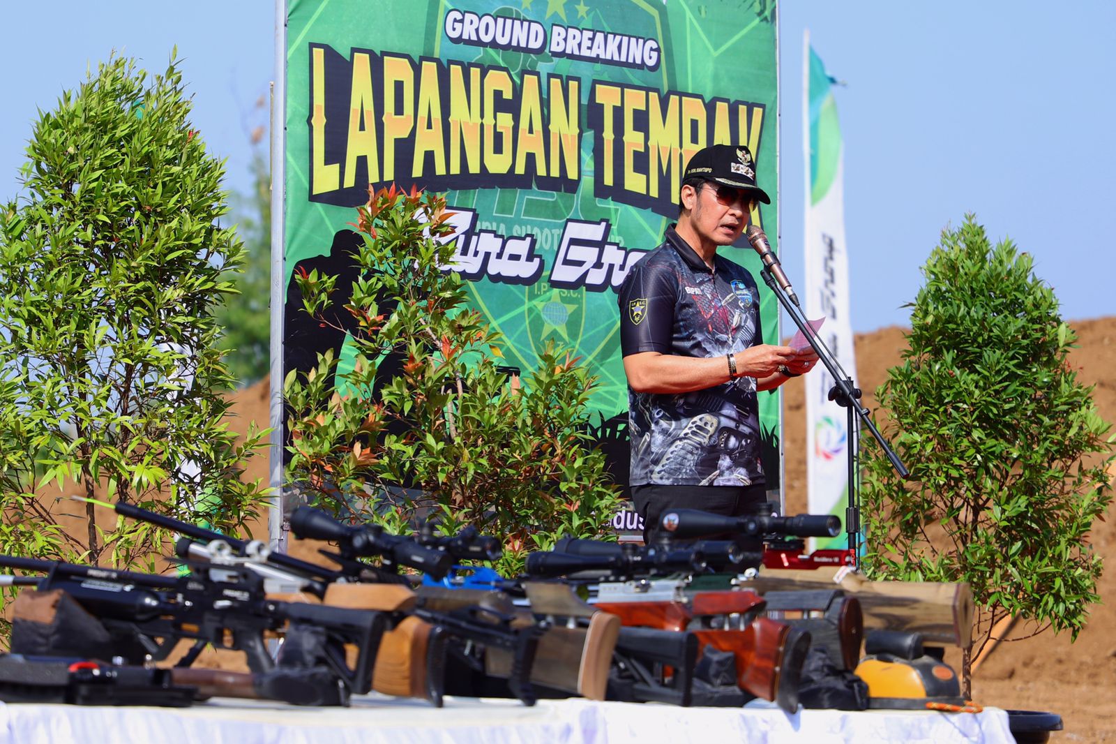 Berstandar Nasional, Bupati Hartopo Canangkan Lapangan Tembak untuk Umum