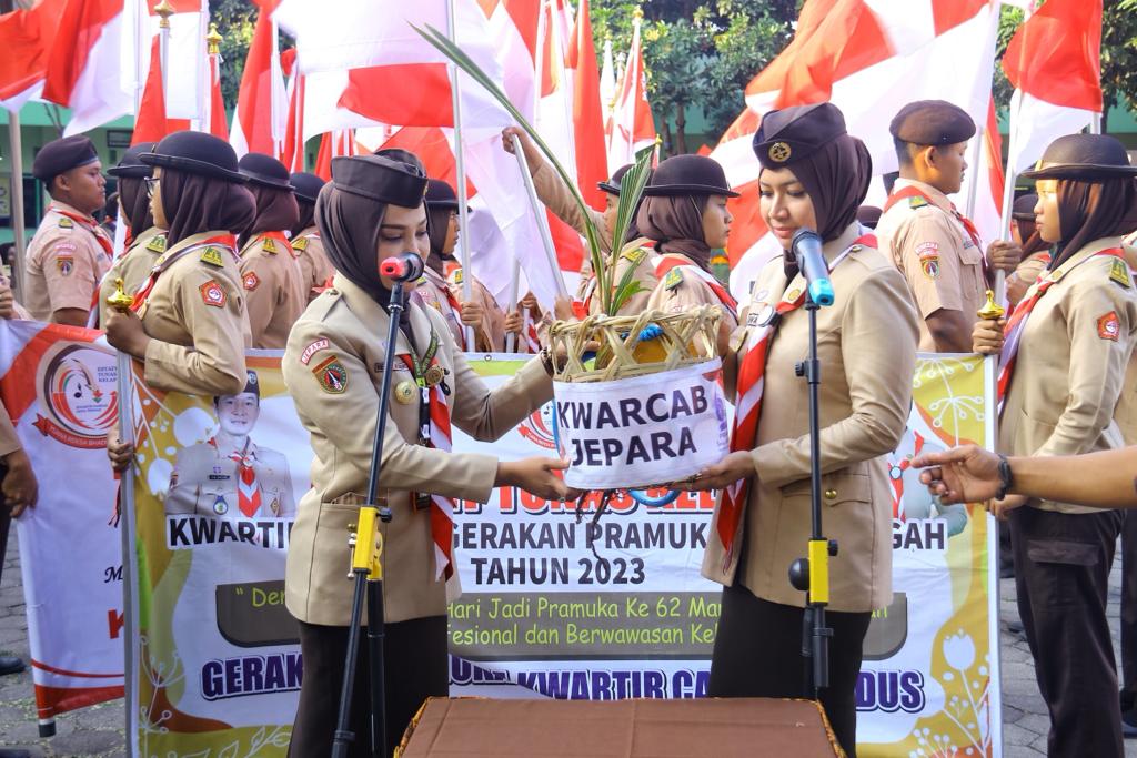 Estafet Tunas Kelapa: Kwarcab Kudus Terima Tongkat dari Kwarcab Jepara