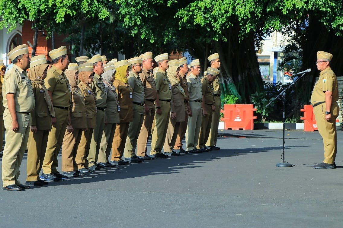 Pimpin Apel Pagi, Penjabat Bupati Kudus Berikan Arahan Pada Pegawai