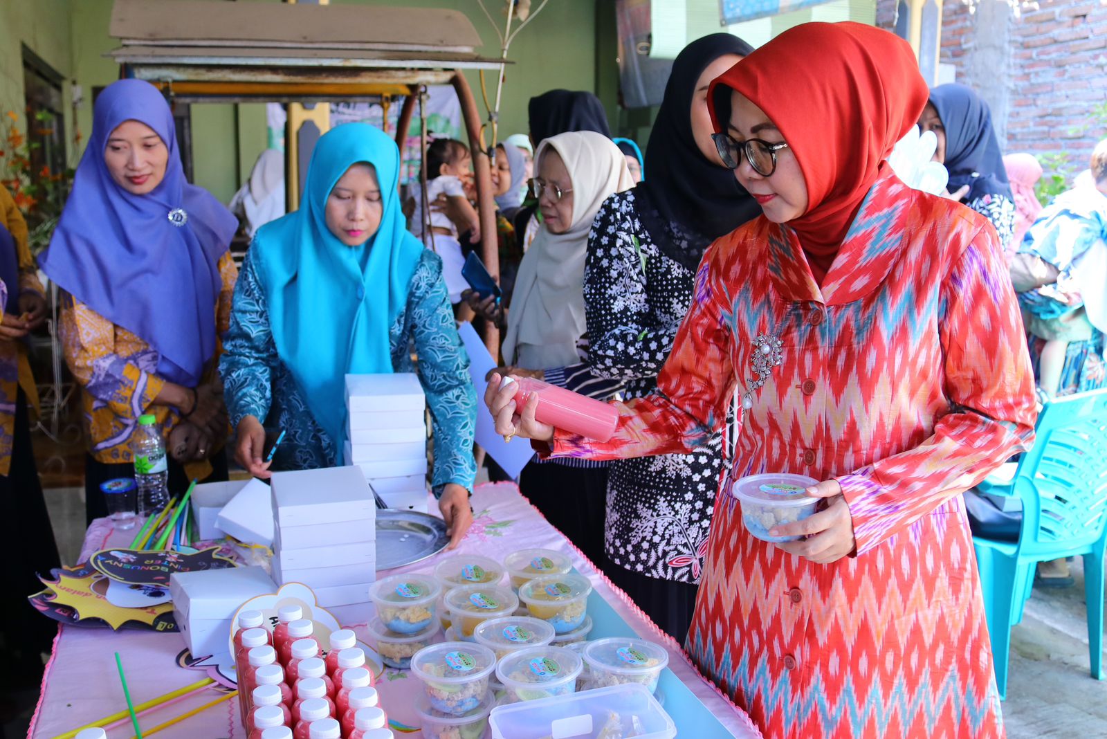 Pj Ketua TP PKK Kabupaten Kudus Monitoring Kedai Balita SiCantik