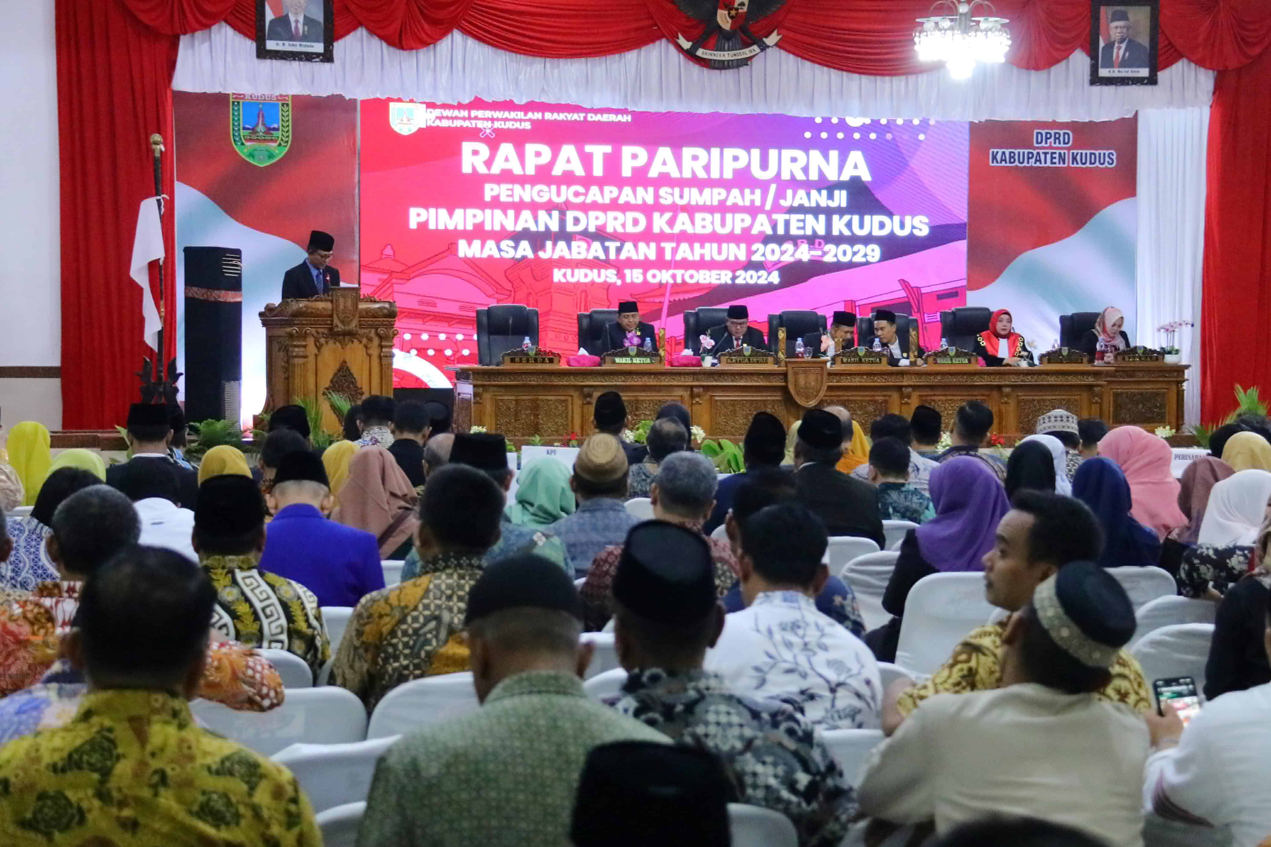 Sampaikan Amanat Pj Bupati Kudus, Sekda : Jalin Kerja Sama Lebih Erat Antara Eksekutif dan Legislatif