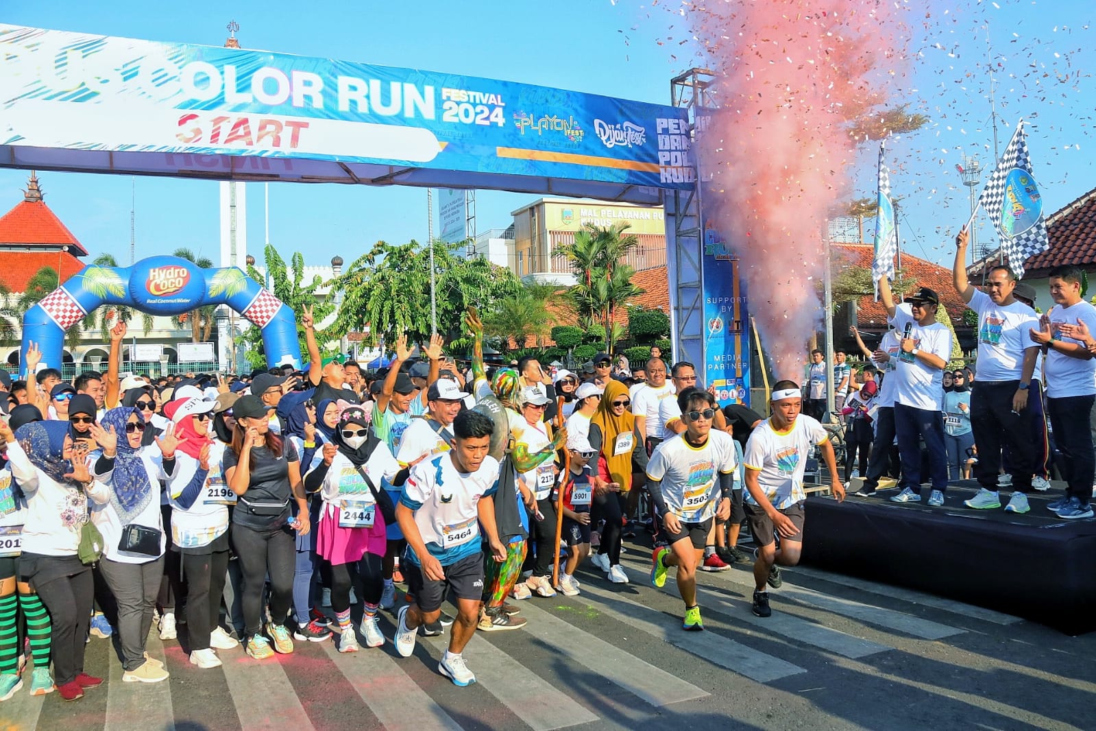 Kudus Colour Run, Pj. Bupati : Bangun Kebiasaan Berolahraga