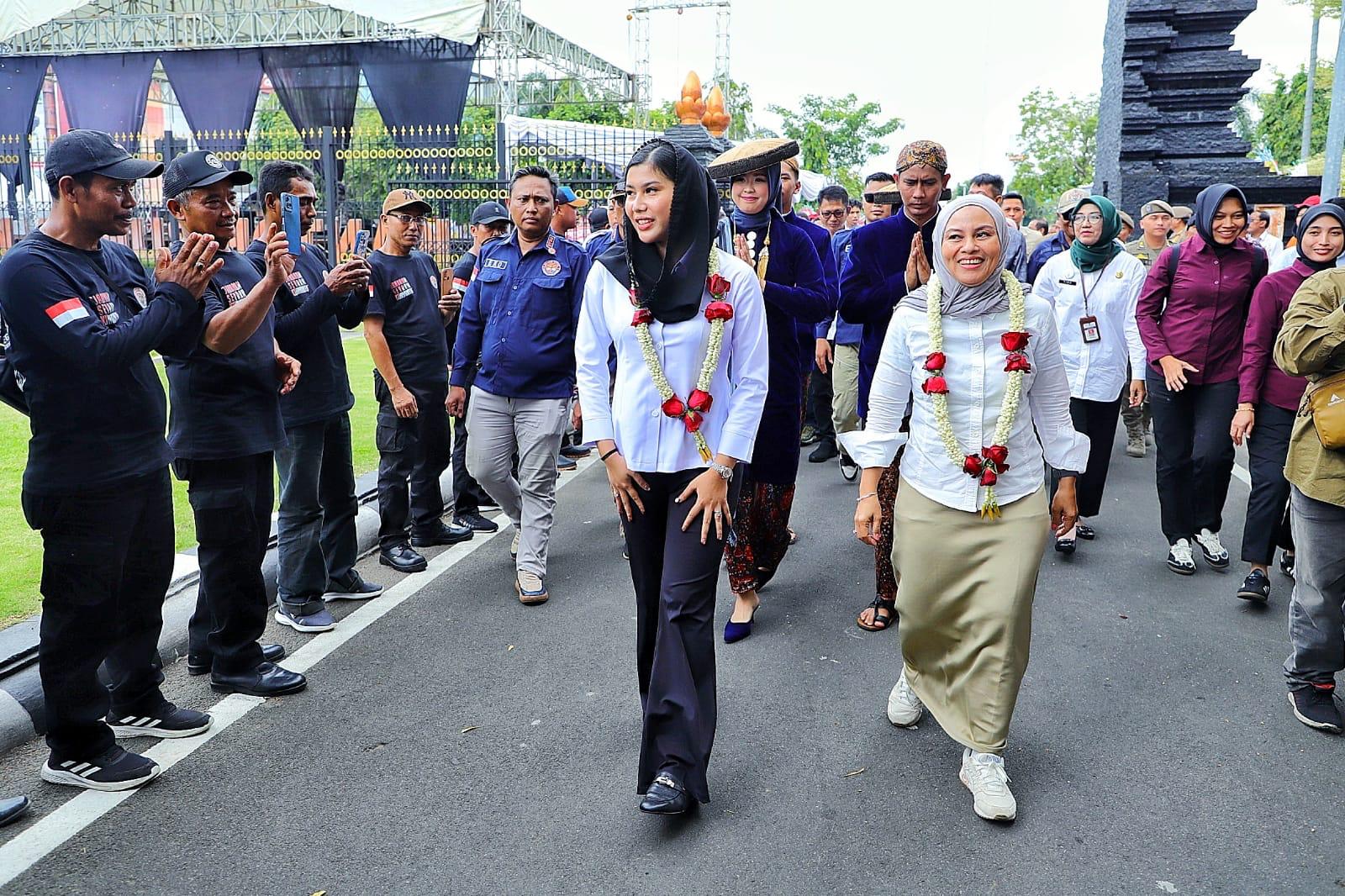 Wakil Bupati Bellinda Disambut Meriah Masyarakat Kudus