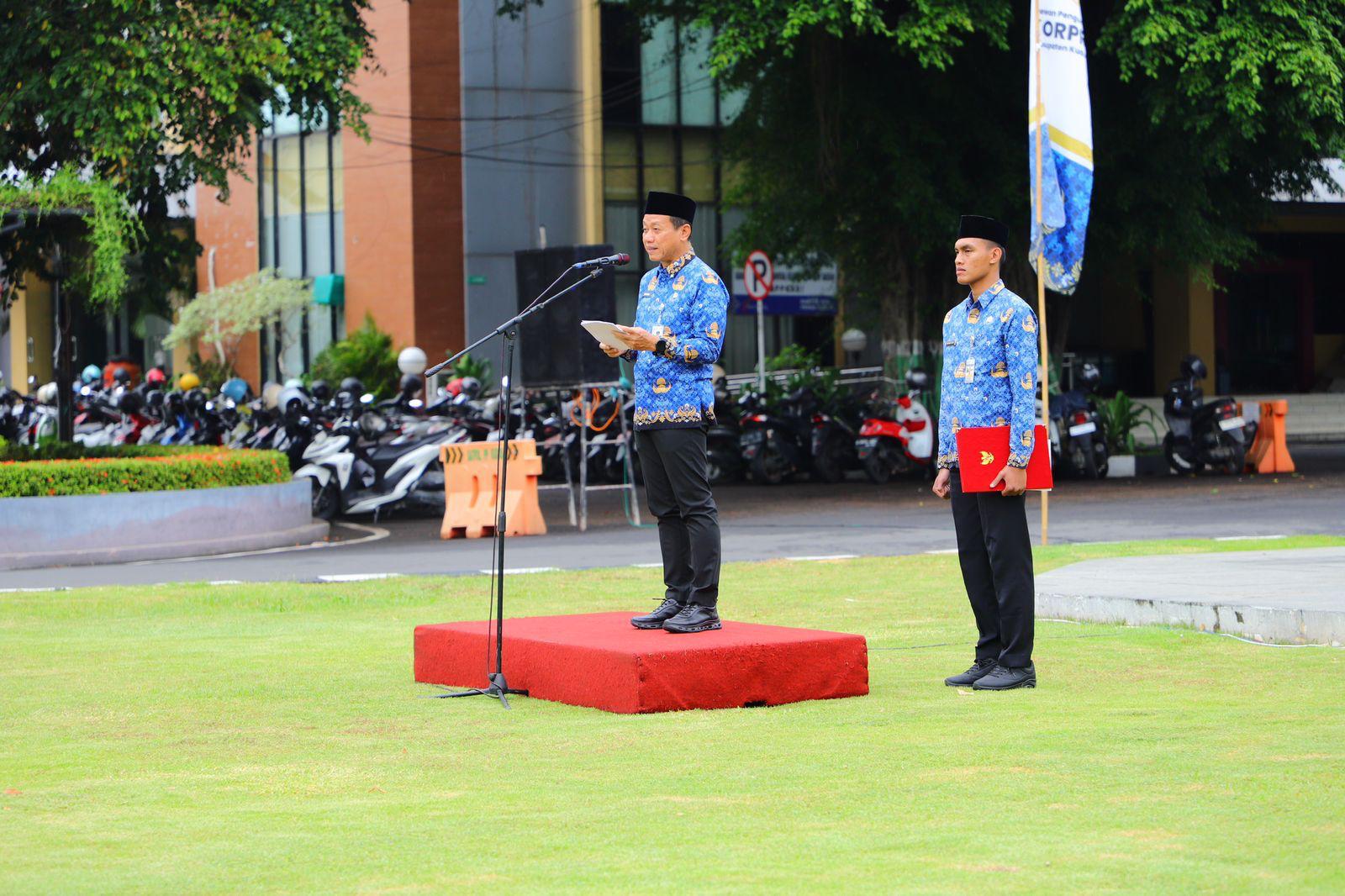 Bupati Kudus Tanamkan Integritas dan Profesionalisme ASN pada HUT ke-54 KORPPI