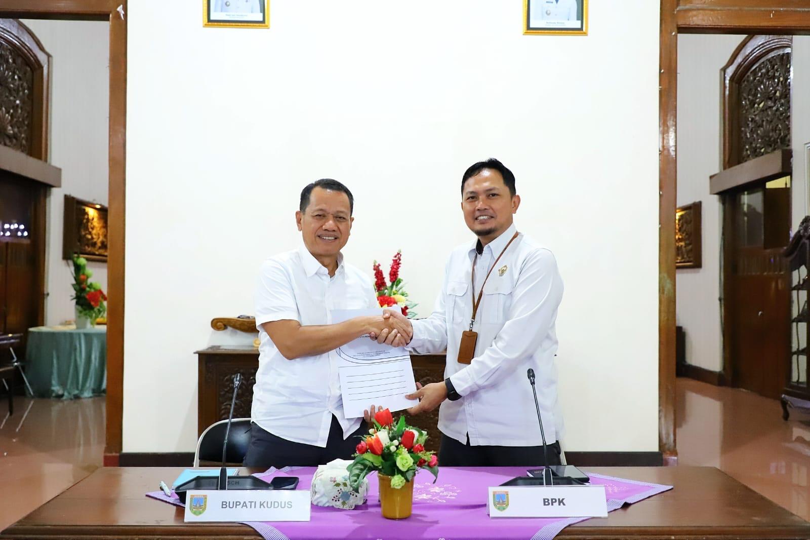 Sinergi bersama BPK, Pemkab Kudus Perkuat Tata Kelola Keuangan Daerah