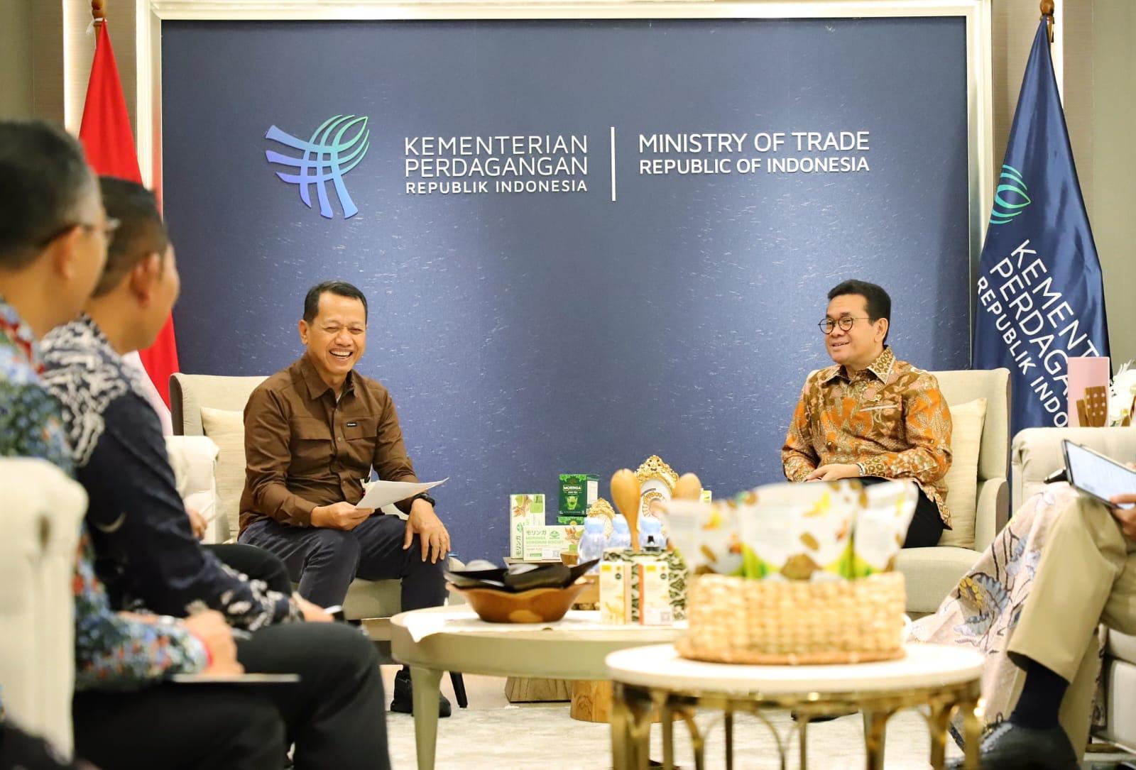 Bupati Sam’ani Temui Menteri Perdagangan, Ciptakan Penataan Pasar yang Representatif